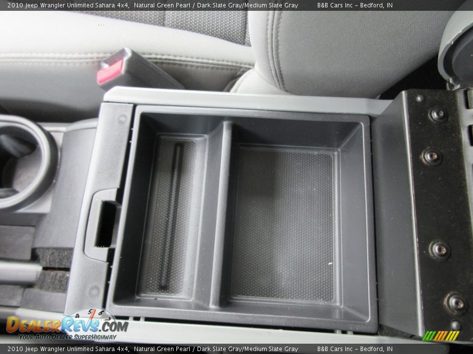2010 Jeep Wrangler Unlimited Sahara 4x4 Natural Green Pearl / Dark Slate Gray/Medium Slate Gray Photo #36