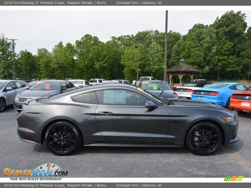 2016 Ford Mustang GT Premium Coupe Magnetic Metallic / Ebony Photo #2