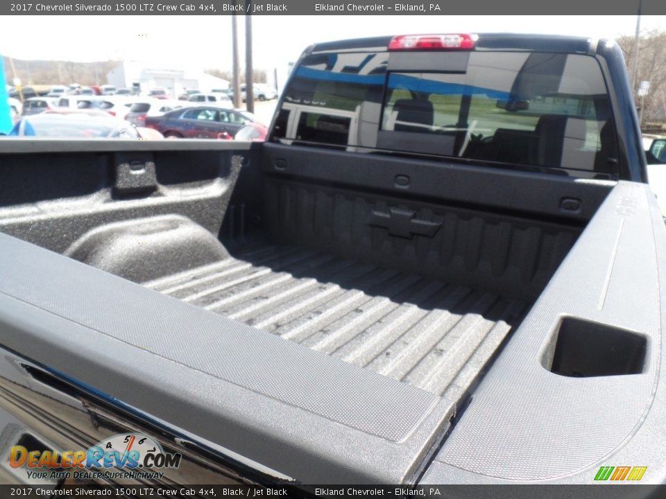 2017 Chevrolet Silverado 1500 LTZ Crew Cab 4x4 Black / Jet Black Photo #14