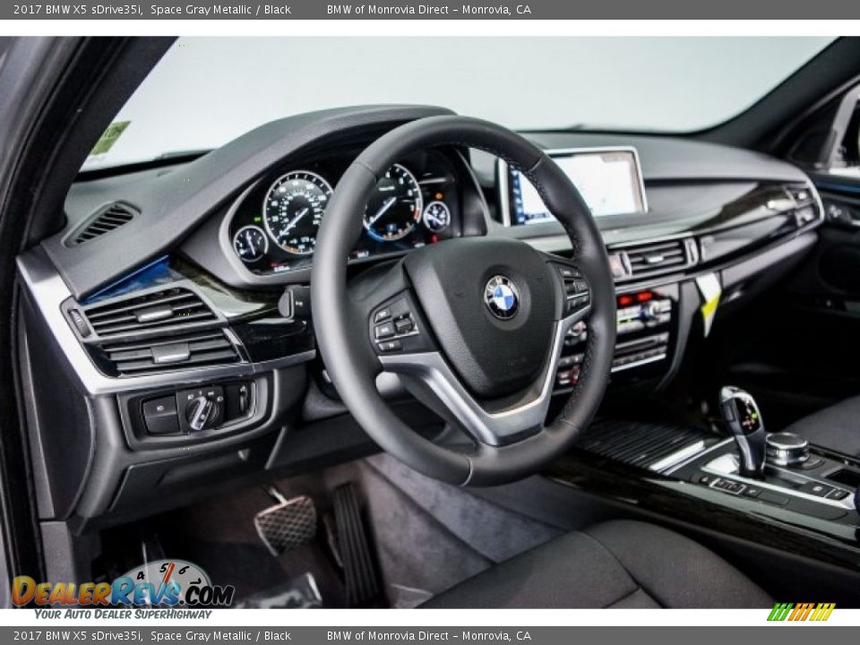 2017 BMW X5 sDrive35i Space Gray Metallic / Black Photo #5