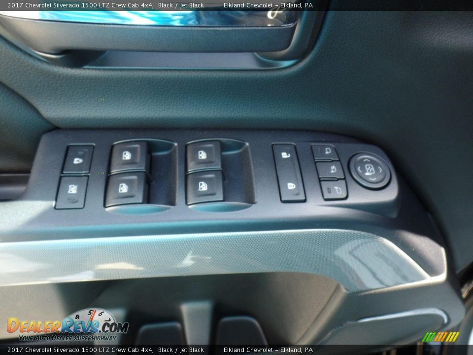 2017 Chevrolet Silverado 1500 LTZ Crew Cab 4x4 Black / Jet Black Photo #20