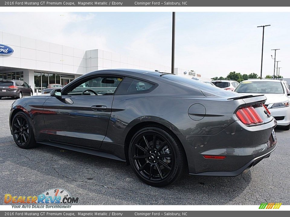 2016 Ford Mustang GT Premium Coupe Magnetic Metallic / Ebony Photo #25