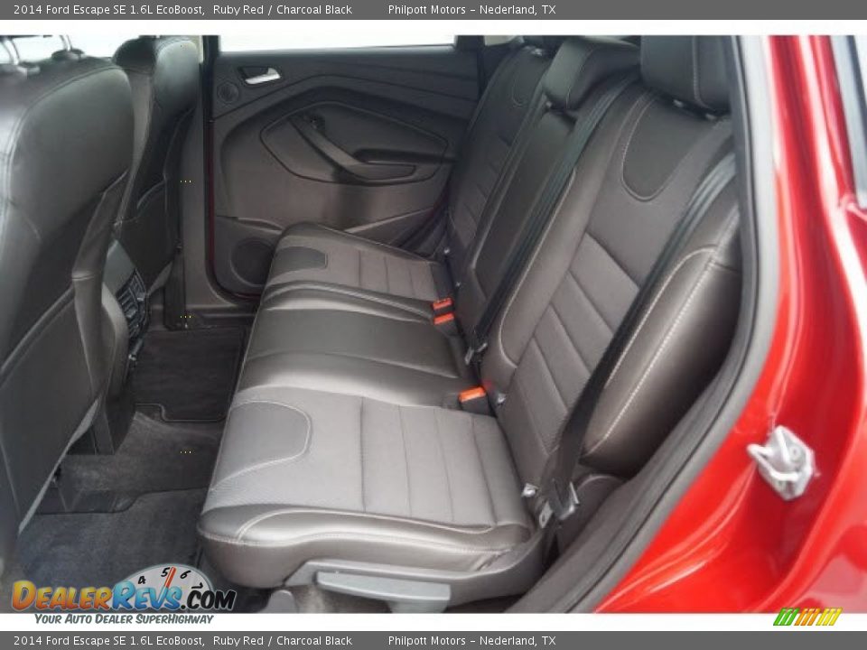 2014 Ford Escape SE 1.6L EcoBoost Ruby Red / Charcoal Black Photo #17