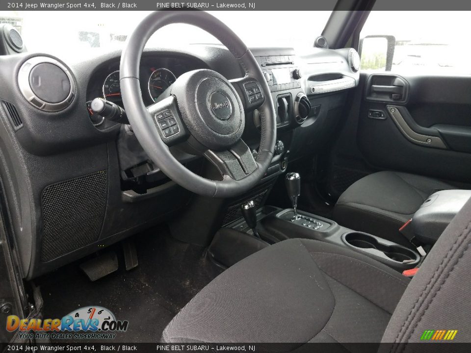 2014 Jeep Wrangler Sport 4x4 Black / Black Photo #4