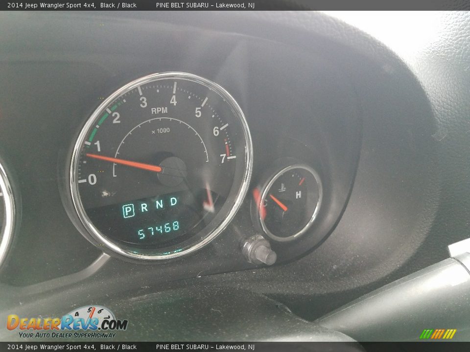 2014 Jeep Wrangler Sport 4x4 Black / Black Photo #5
