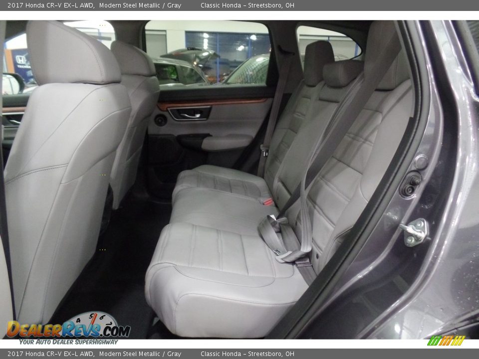 2017 Honda CR-V EX-L AWD Modern Steel Metallic / Gray Photo #9