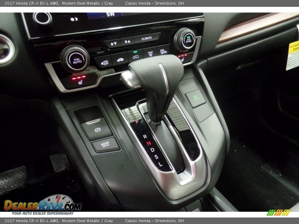 2017 Honda CR-V EX-L AWD Modern Steel Metallic / Gray Photo #12