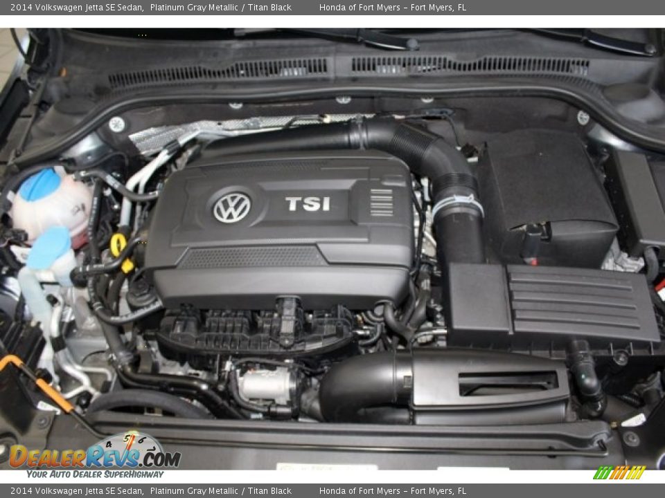 2014 Volkswagen Jetta SE Sedan Platinum Gray Metallic / Titan Black Photo #26