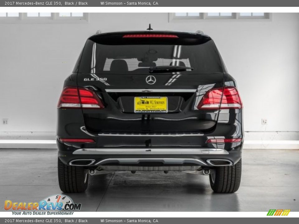 2017 Mercedes-Benz GLE 350 Black / Black Photo #4