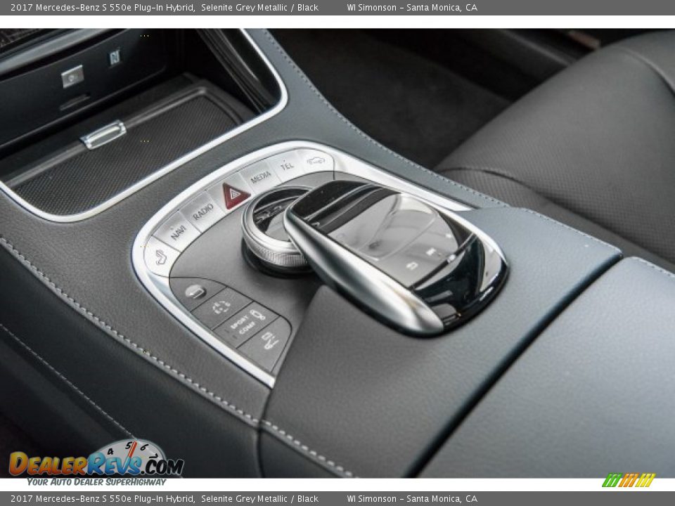 2017 Mercedes-Benz S 550e Plug-In Hybrid Selenite Grey Metallic / Black Photo #7
