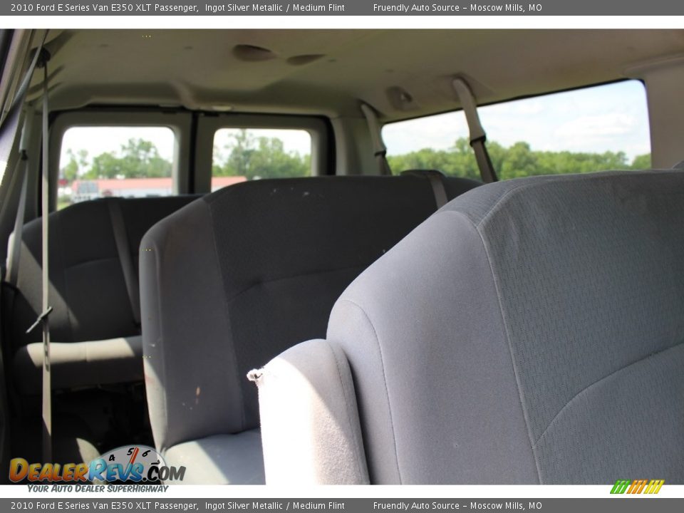 2010 Ford E Series Van E350 XLT Passenger Ingot Silver Metallic / Medium Flint Photo #9
