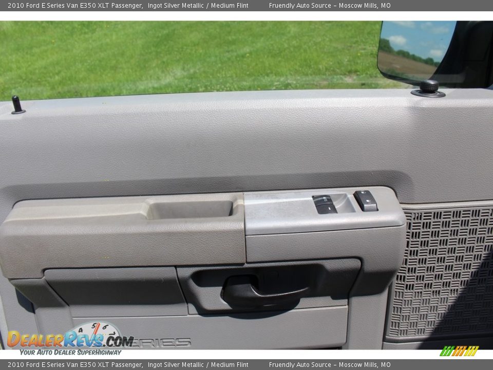 2010 Ford E Series Van E350 XLT Passenger Ingot Silver Metallic / Medium Flint Photo #12