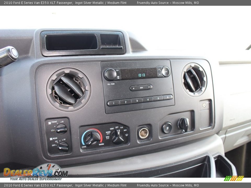 2010 Ford E Series Van E350 XLT Passenger Ingot Silver Metallic / Medium Flint Photo #18