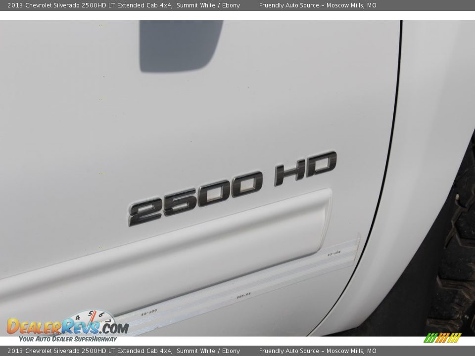 2013 Chevrolet Silverado 2500HD LT Extended Cab 4x4 Summit White / Ebony Photo #13