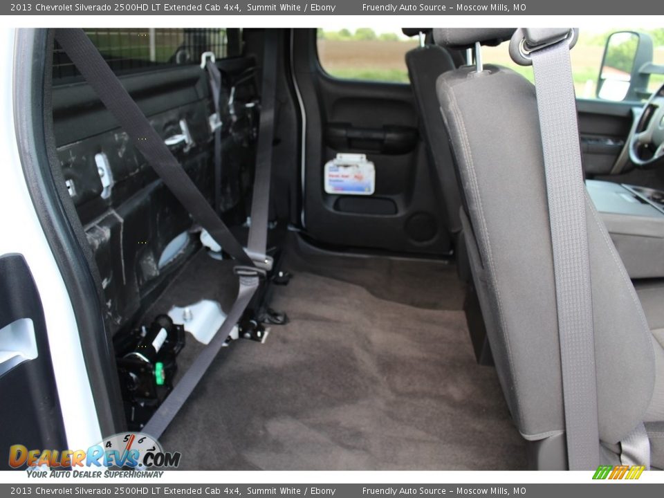 2013 Chevrolet Silverado 2500HD LT Extended Cab 4x4 Summit White / Ebony Photo #16