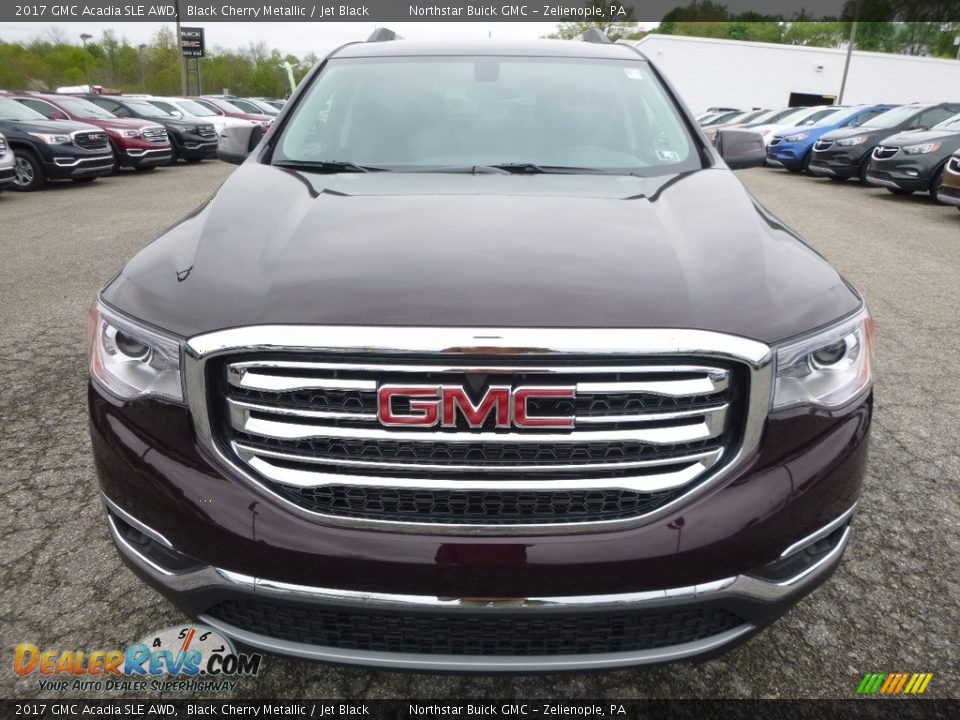 2017 GMC Acadia SLE AWD Black Cherry Metallic / Jet Black Photo #2