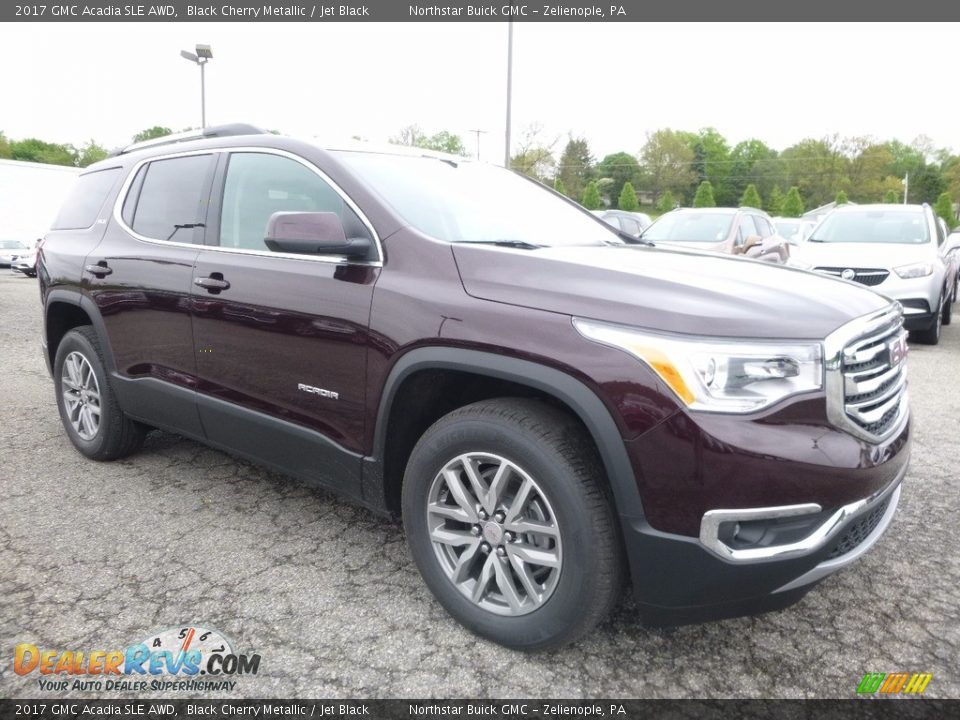 2017 GMC Acadia SLE AWD Black Cherry Metallic / Jet Black Photo #3