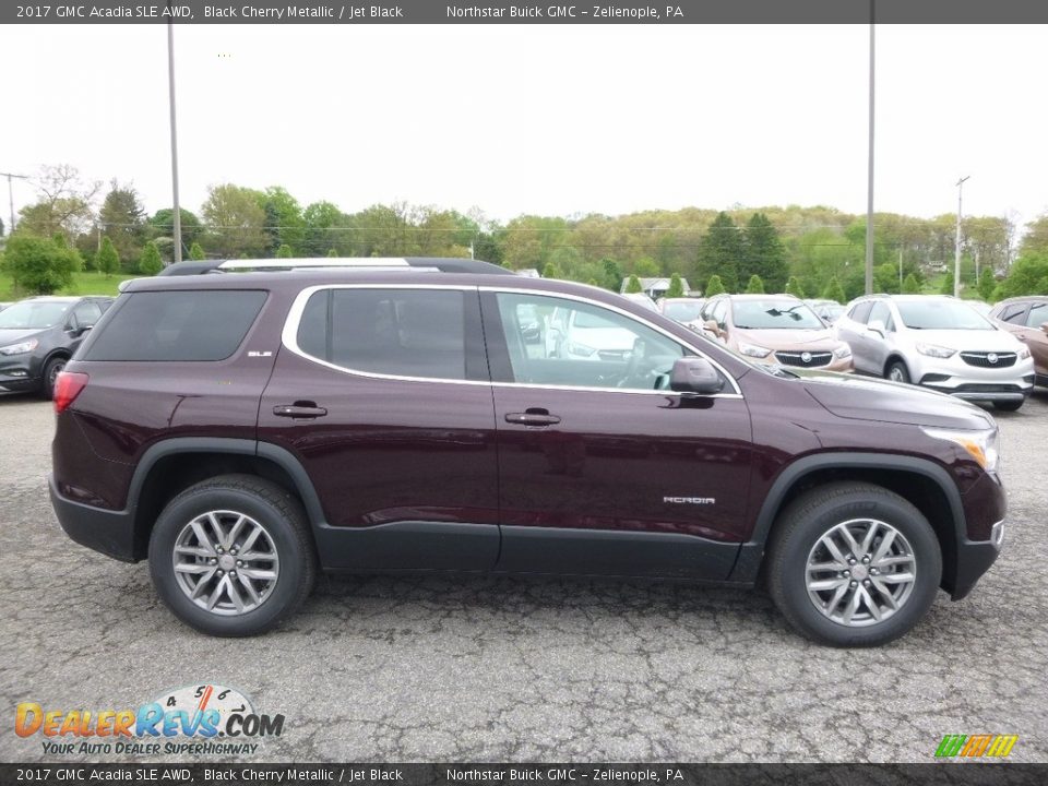 2017 GMC Acadia SLE AWD Black Cherry Metallic / Jet Black Photo #4