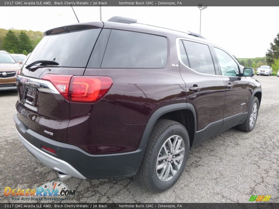 2017 GMC Acadia SLE AWD Black Cherry Metallic / Jet Black Photo #5