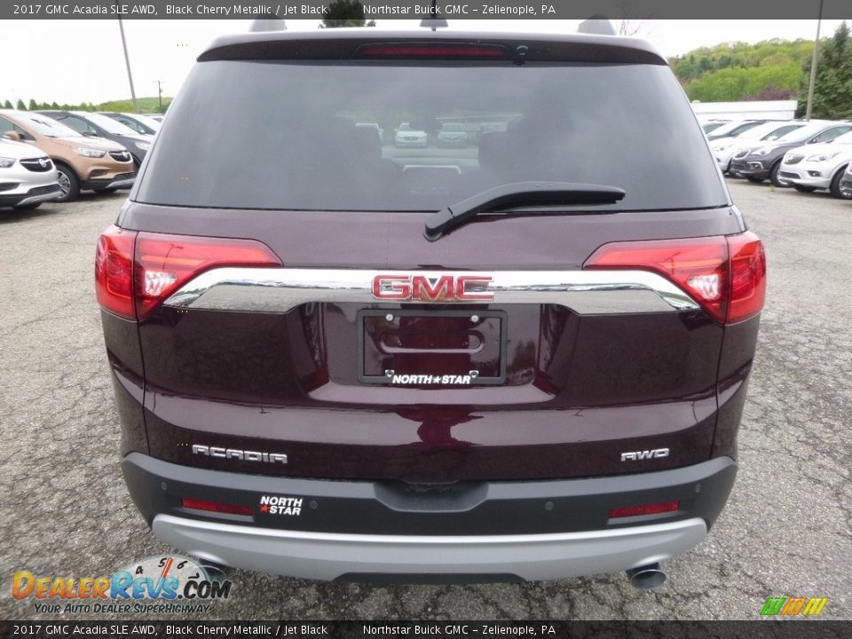 2017 GMC Acadia SLE AWD Black Cherry Metallic / Jet Black Photo #6