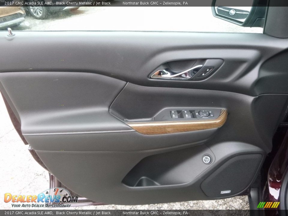 2017 GMC Acadia SLE AWD Black Cherry Metallic / Jet Black Photo #14