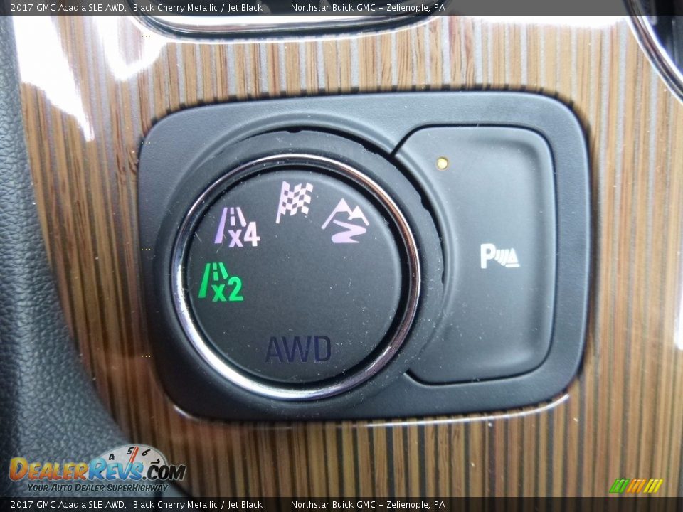 2017 GMC Acadia SLE AWD Black Cherry Metallic / Jet Black Photo #17