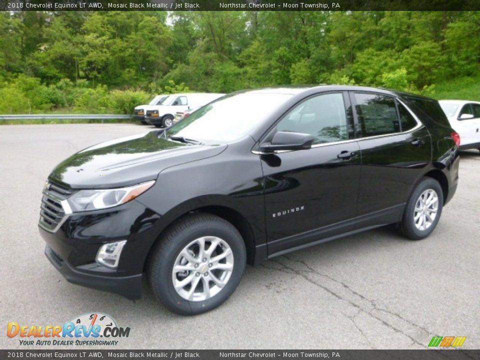 2018 Chevrolet Equinox LT AWD Mosaic Black Metallic / Jet Black Photo #1