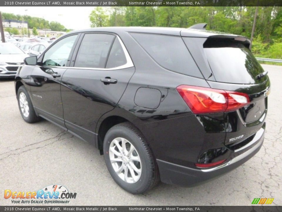 2018 Chevrolet Equinox LT AWD Mosaic Black Metallic / Jet Black Photo #3