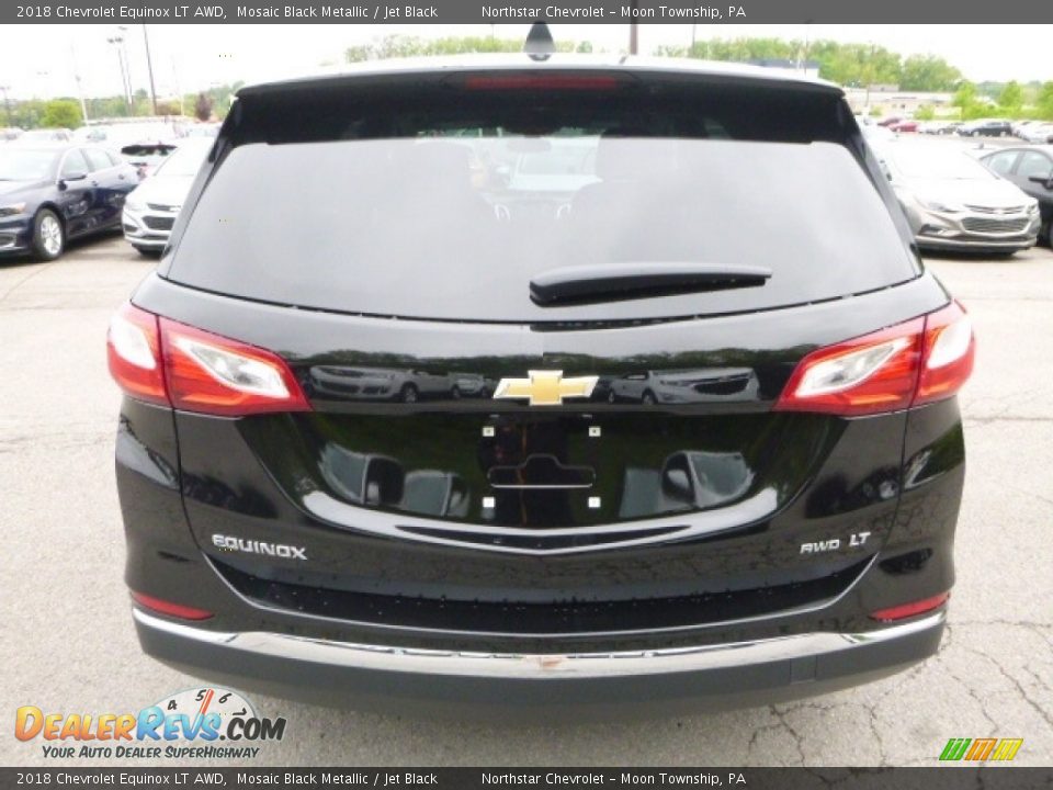 2018 Chevrolet Equinox LT AWD Mosaic Black Metallic / Jet Black Photo #4