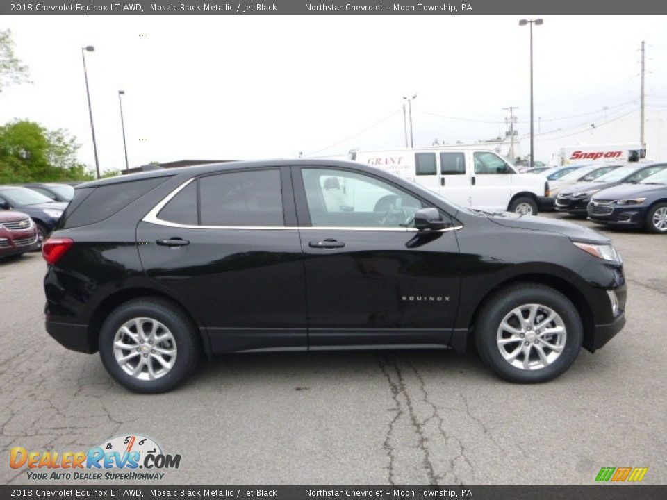 2018 Chevrolet Equinox LT AWD Mosaic Black Metallic / Jet Black Photo #6