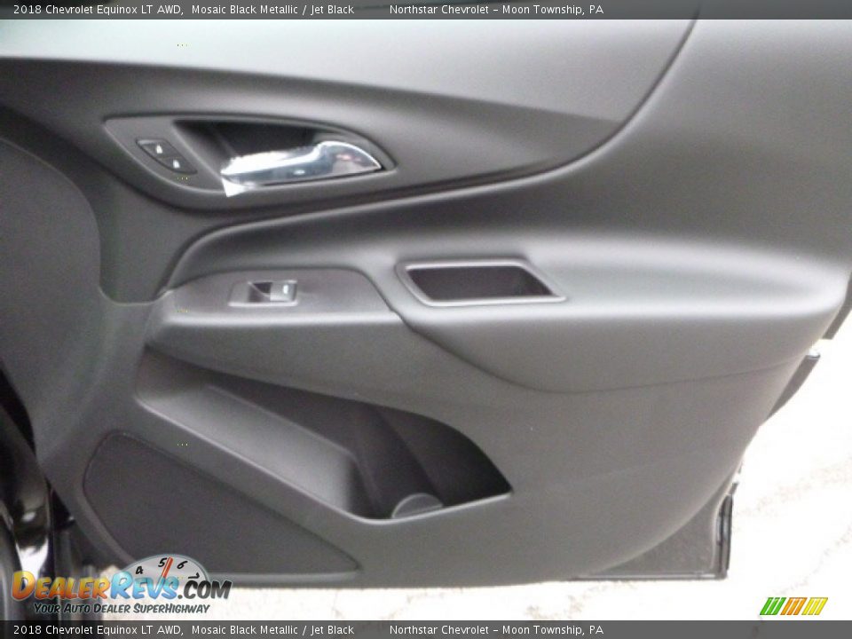 2018 Chevrolet Equinox LT AWD Mosaic Black Metallic / Jet Black Photo #10