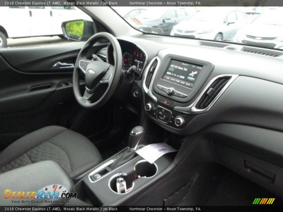 2018 Chevrolet Equinox LT AWD Mosaic Black Metallic / Jet Black Photo #12