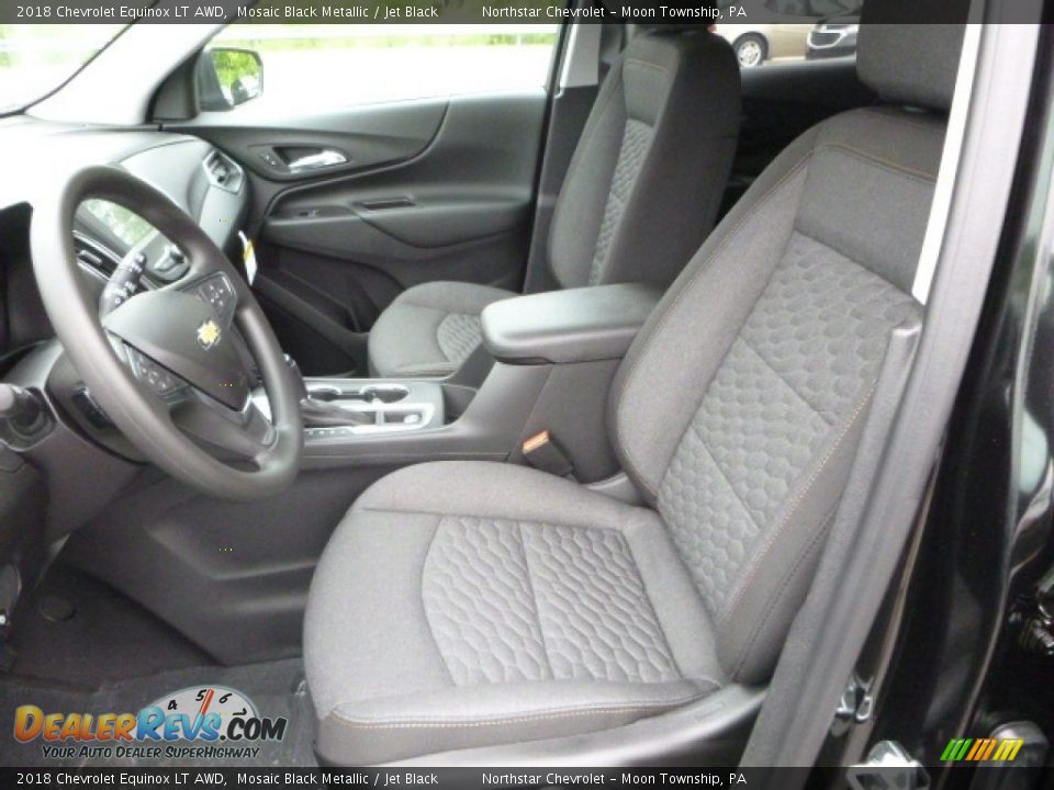 2018 Chevrolet Equinox LT AWD Mosaic Black Metallic / Jet Black Photo #16