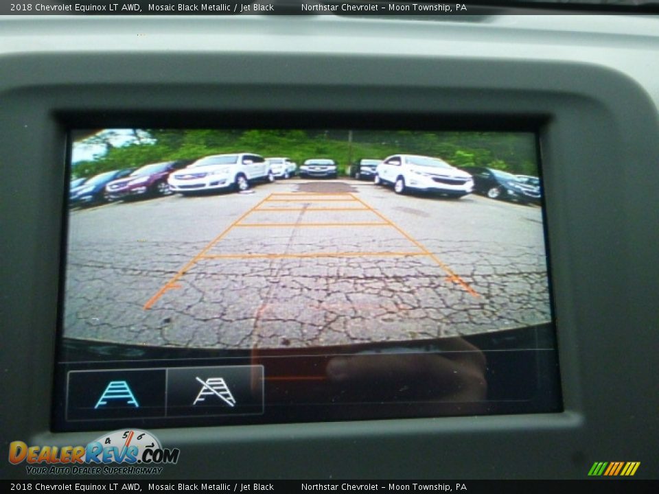 2018 Chevrolet Equinox LT AWD Mosaic Black Metallic / Jet Black Photo #19