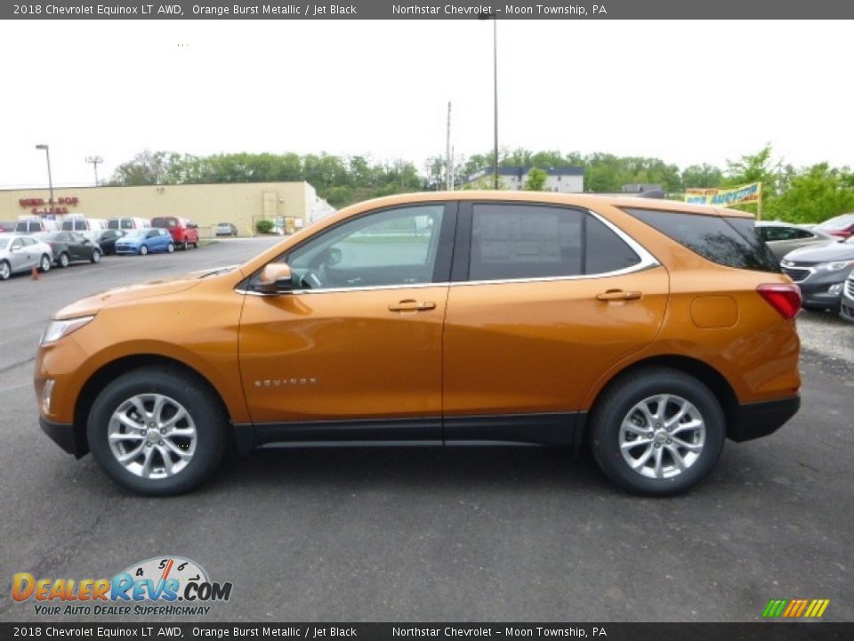 2018 Chevrolet Equinox LT AWD Orange Burst Metallic / Jet Black Photo #2