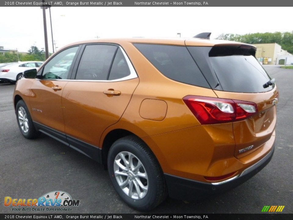 2018 Chevrolet Equinox LT AWD Orange Burst Metallic / Jet Black Photo #3