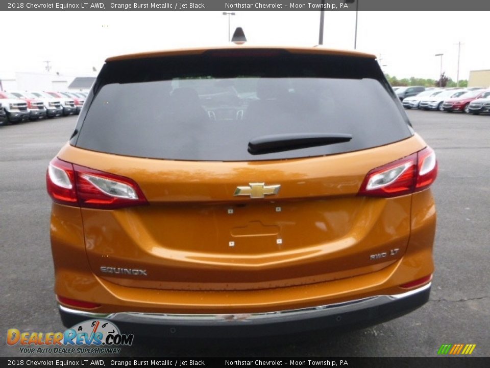 2018 Chevrolet Equinox LT AWD Orange Burst Metallic / Jet Black Photo #4
