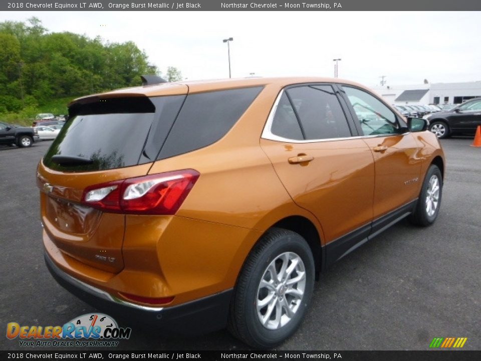 2018 Chevrolet Equinox LT AWD Orange Burst Metallic / Jet Black Photo #5