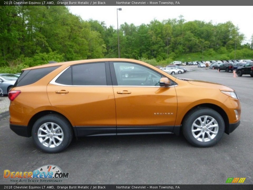 2018 Chevrolet Equinox LT AWD Orange Burst Metallic / Jet Black Photo #6