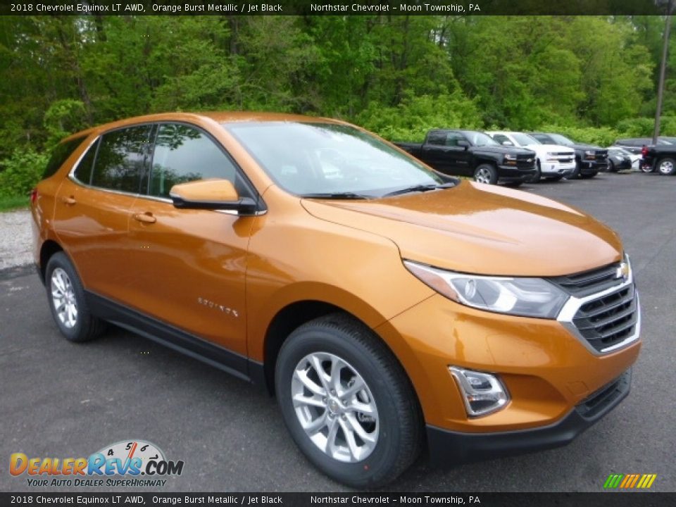 2018 Chevrolet Equinox LT AWD Orange Burst Metallic / Jet Black Photo #7