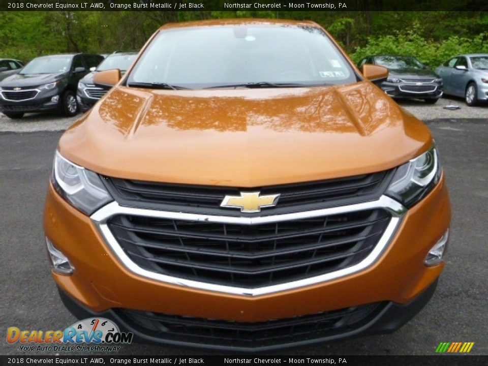 2018 Chevrolet Equinox LT AWD Orange Burst Metallic / Jet Black Photo #8
