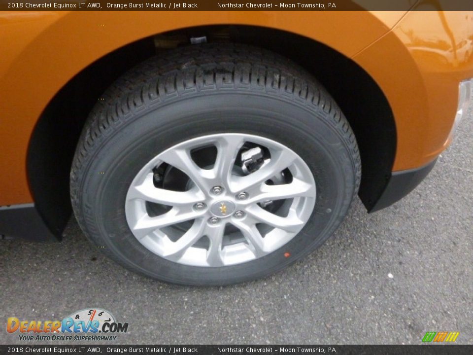2018 Chevrolet Equinox LT AWD Orange Burst Metallic / Jet Black Photo #9