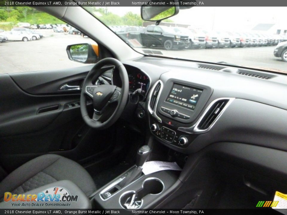 2018 Chevrolet Equinox LT AWD Orange Burst Metallic / Jet Black Photo #12