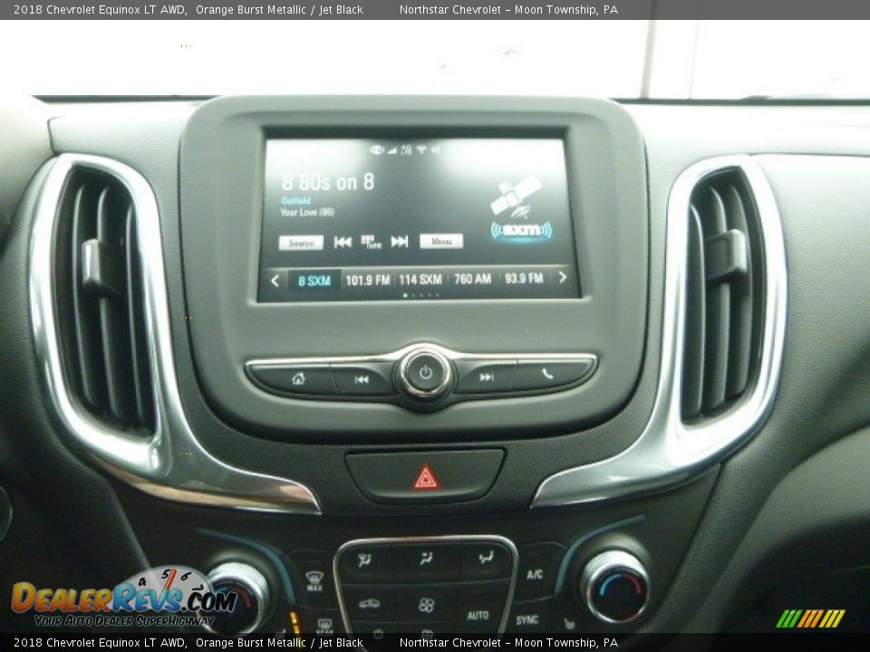 2018 Chevrolet Equinox LT AWD Orange Burst Metallic / Jet Black Photo #18