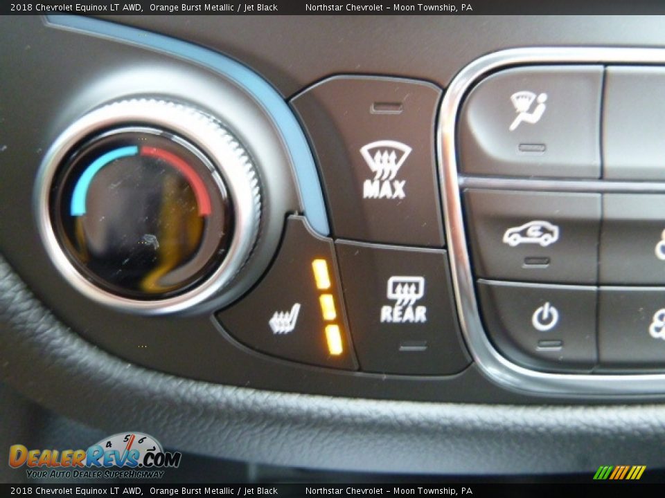 2018 Chevrolet Equinox LT AWD Orange Burst Metallic / Jet Black Photo #19