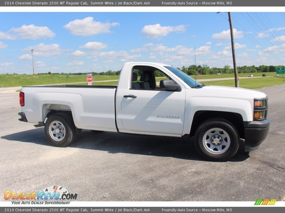 2014 Chevrolet Silverado 1500 WT Regular Cab Summit White / Jet Black/Dark Ash Photo #7