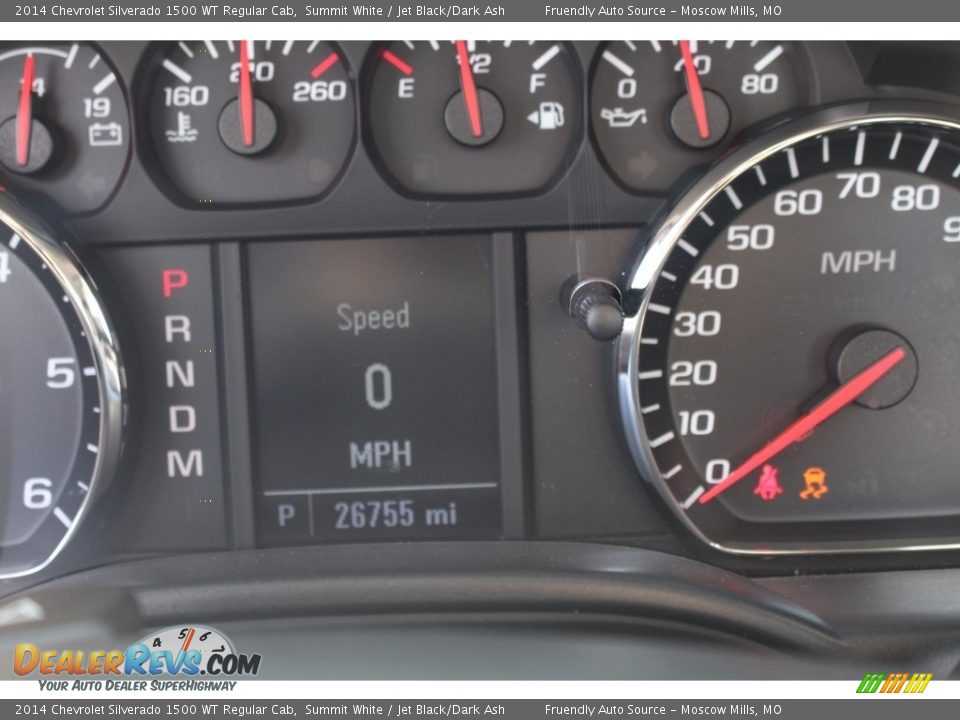 2014 Chevrolet Silverado 1500 WT Regular Cab Summit White / Jet Black/Dark Ash Photo #9