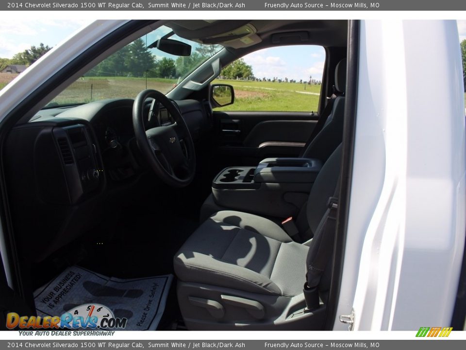 2014 Chevrolet Silverado 1500 WT Regular Cab Summit White / Jet Black/Dark Ash Photo #10