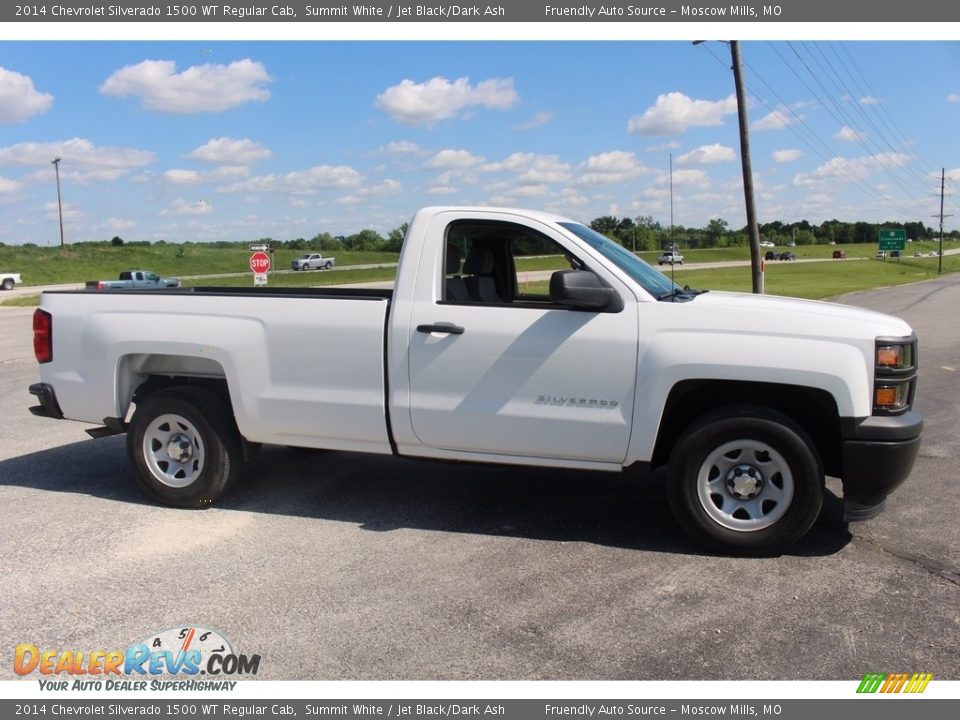 2014 Chevrolet Silverado 1500 WT Regular Cab Summit White / Jet Black/Dark Ash Photo #17
