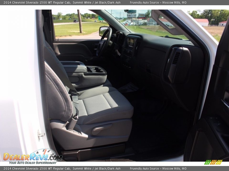 2014 Chevrolet Silverado 1500 WT Regular Cab Summit White / Jet Black/Dark Ash Photo #19